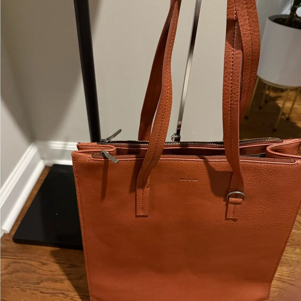 Matt & Nat Terracotta Tote Bag - Picture 1 of 5